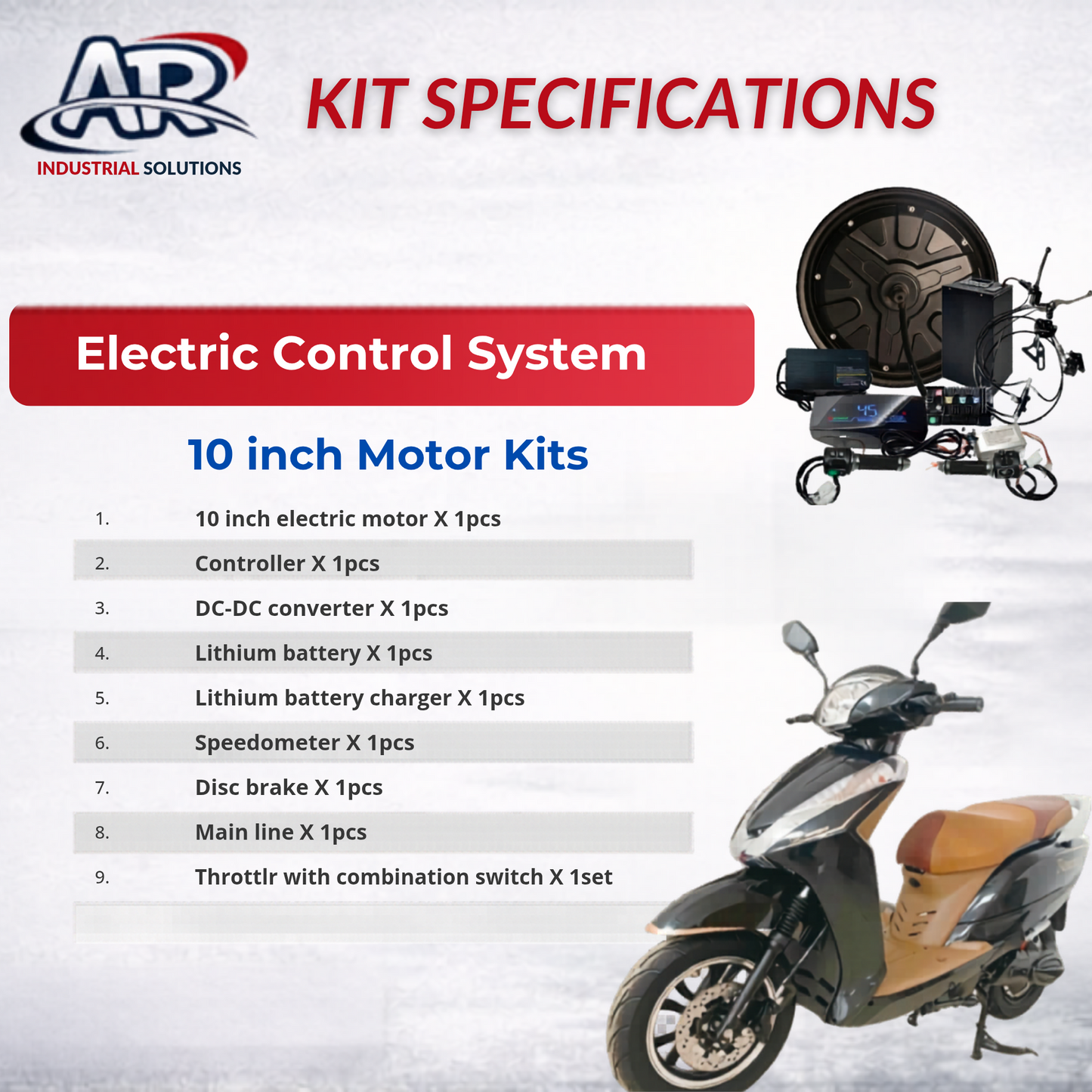 Electric Motorcycle Conversion Kit